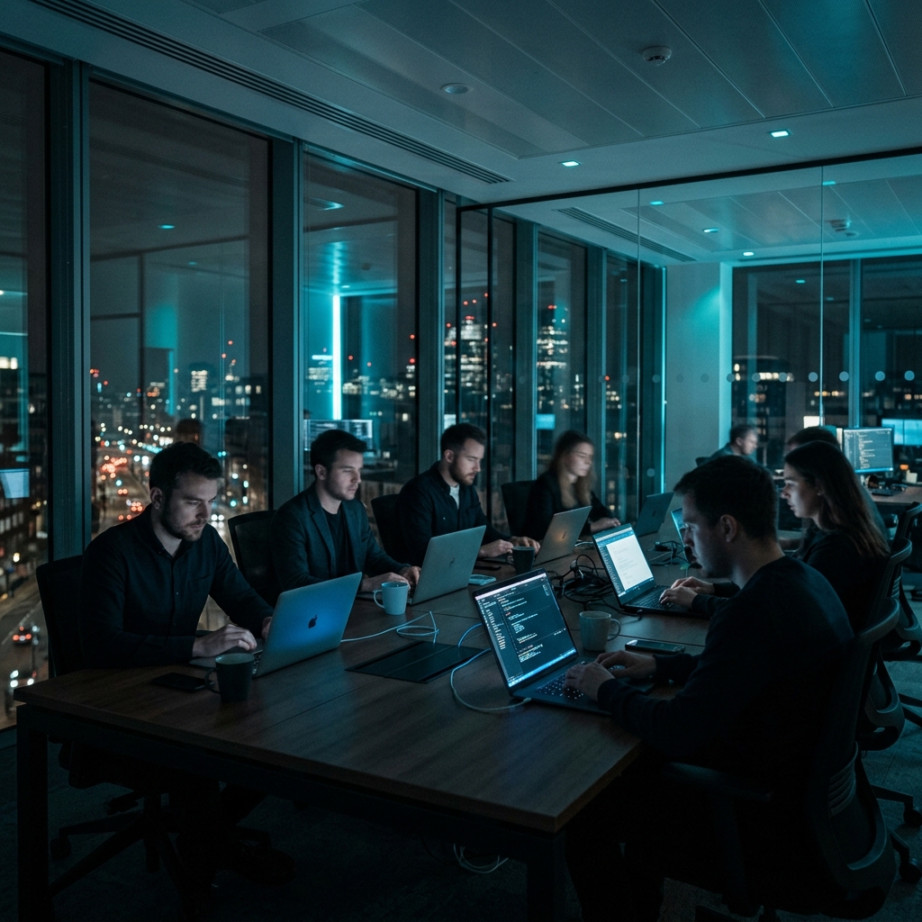 Programadores trabajando