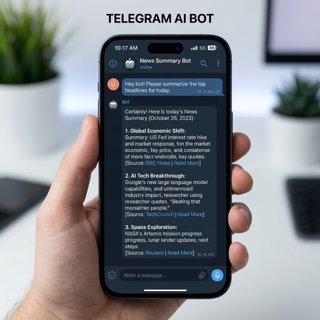 Telegram AI Summarizer